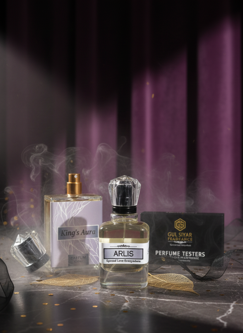 Bundle 01 : 65ML king's Aura  55ML Arlis 1 Tester Box